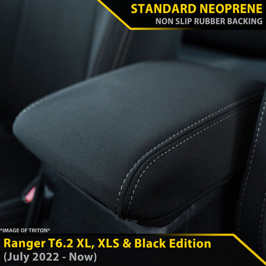 Ford Next-Gen Ranger T6.2 XL, XLS & Black Edition Neoprene Console Lid (In Stock)-Razorback 4x4