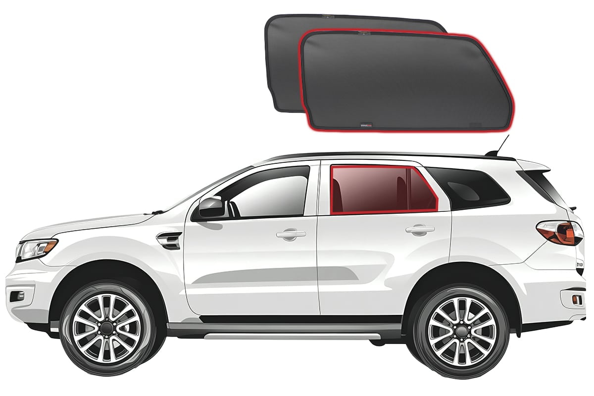 Snap Shades Suitable for Ford Everest/Endeavour 2nd Generation (U375/UA; 2015-2022)