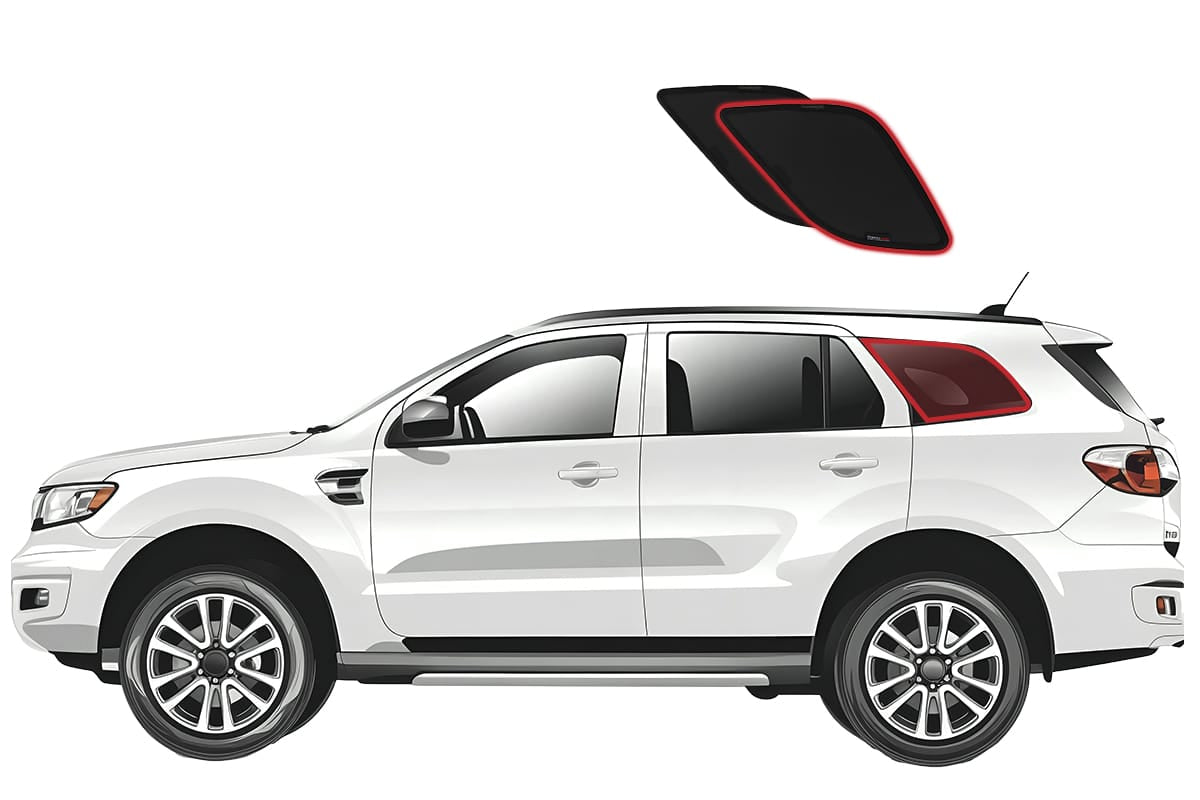 Snap Shades Suitable for Ford Everest/Endeavour 2nd Generation (U375/UA; 2015-2022)