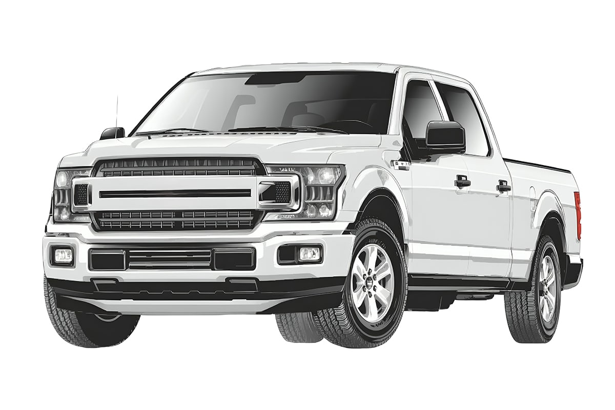 Snap Shades Suitable for Ford F-Series 13th Generation Crew Cab Ute 2015-2020