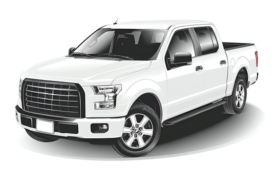 Snap Shades Suitable for Ford F-Series 12th Generation Crew Cab Ute 2009-2014