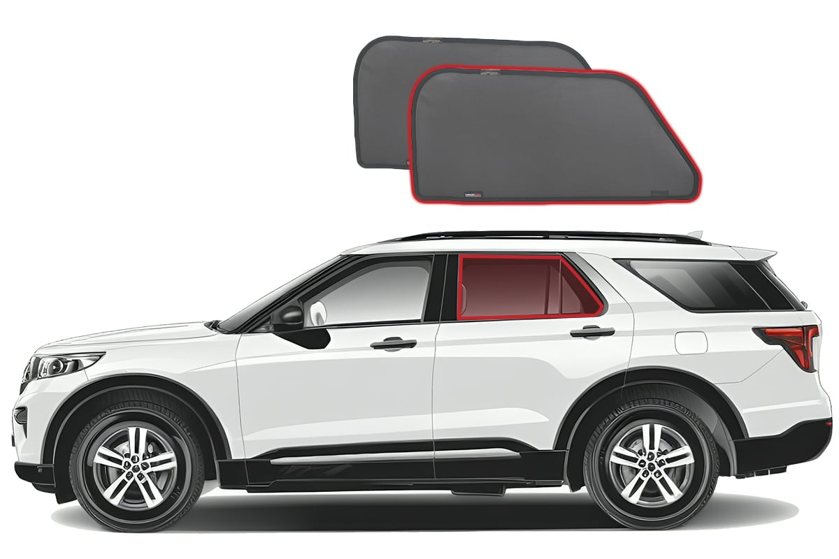 Snap Shades Suitable for Ford Explorer 6th Generation U625; 2020-Present