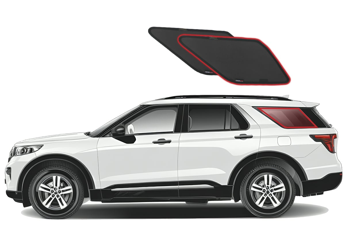 Snap Shades Suitable for Ford Explorer 6th Generation U625; 2020-Present