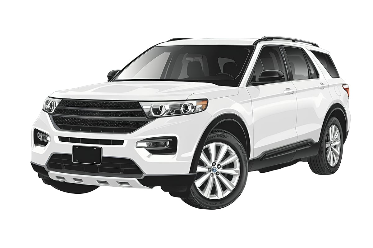 Snap Shades Suitable for Ford Explorer 6th Generation U625; 2020-Present