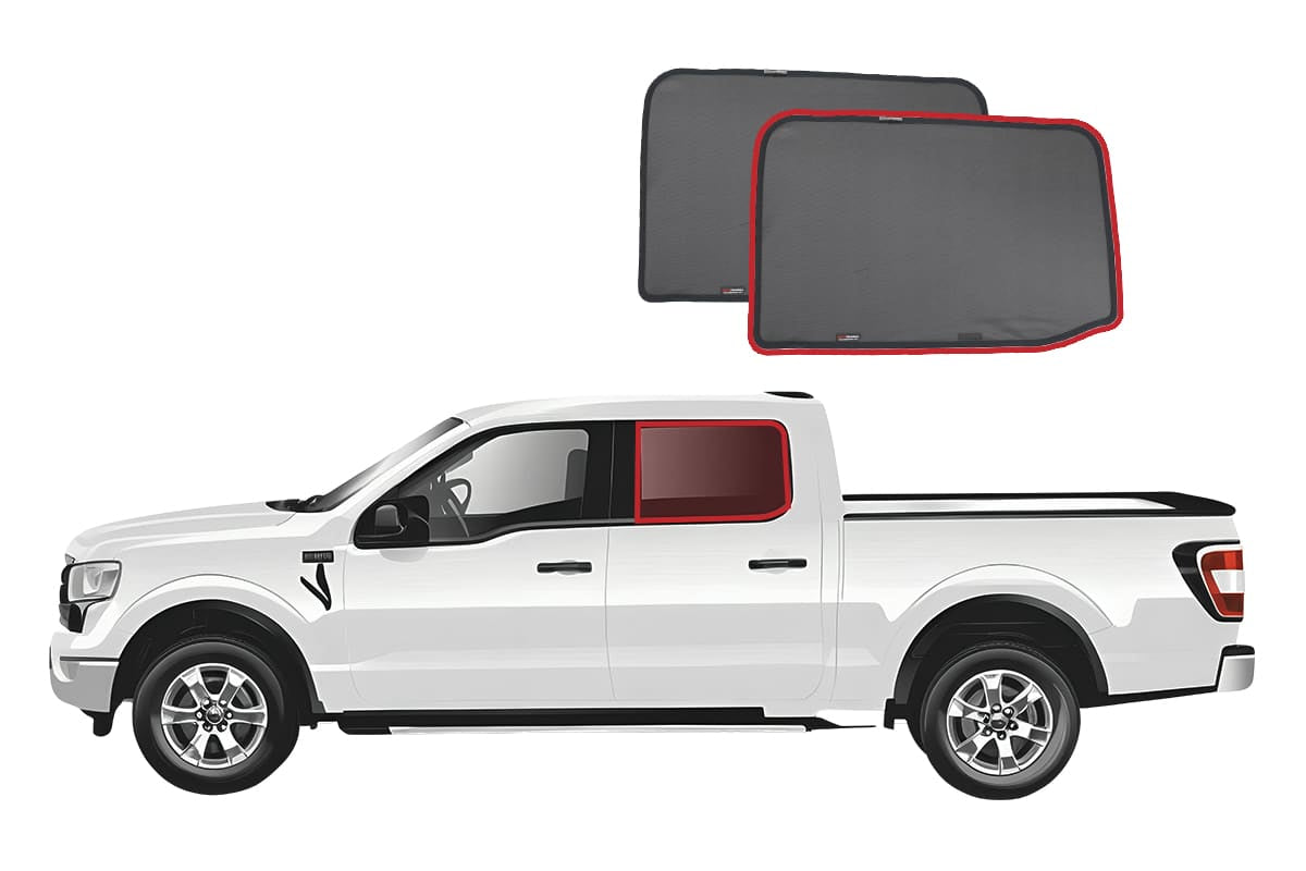 Snap Shades Suitable for Ford F-Series 14th Generation Crew Cab Pickup P702 2021-Present