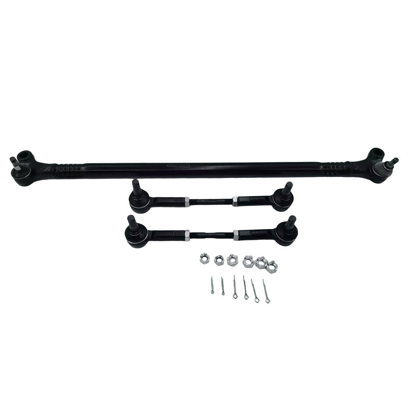 Front Steering Drag Link Tie Rod End + Sway Bar Link Suitable For Nissan Navara D22 4WD 1997-2005