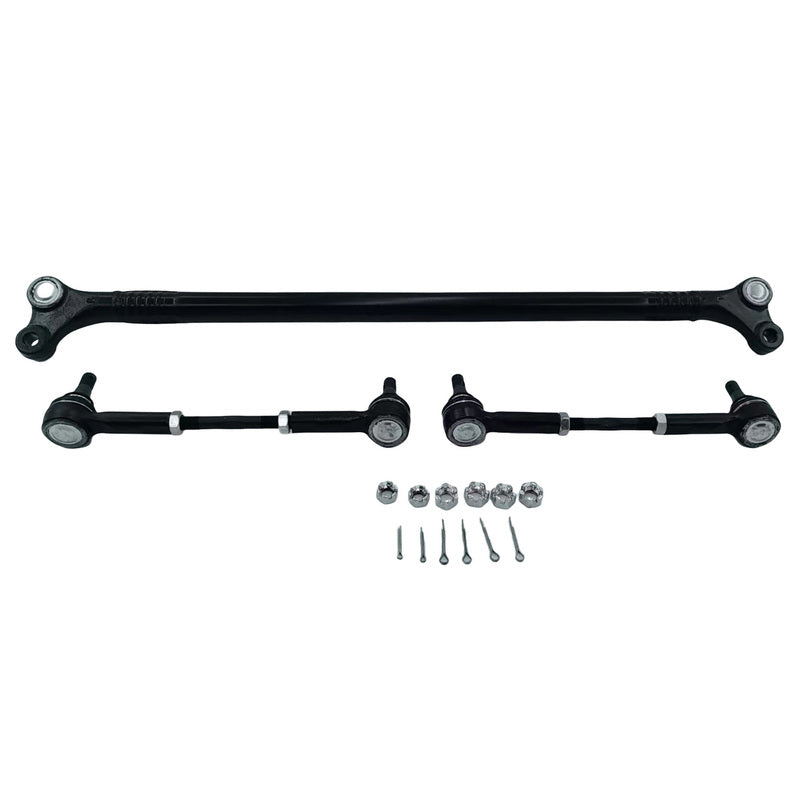 Front Steering Drag Link Tie Rod End + Sway Bar Link Suitable For Nissan Navara D22 4WD 1997-2005