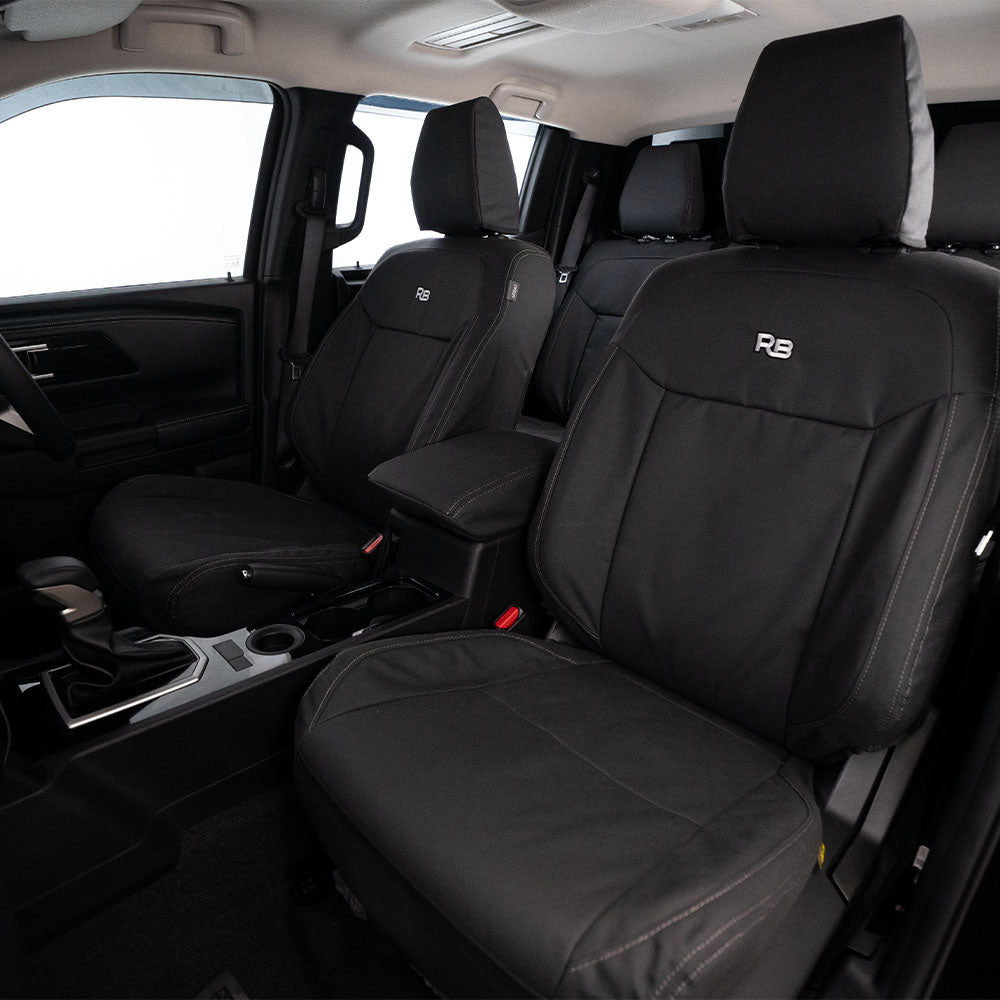 Razorback 4x4 - Nissan Patrol Y62 - Ti-L (MY24+) - XP7 Heavy-Duty Canvas 2x Front Seat Covers (Made to Order)