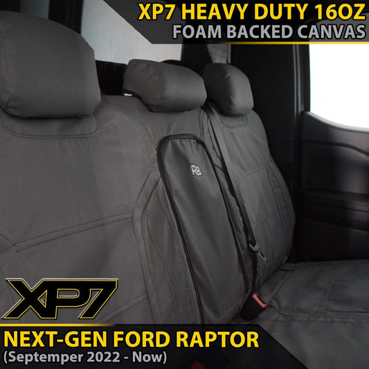 Ford Next-Gen Raptor XP7 Rear Row Seat Covers (Made to Order)-Razorback 4x4