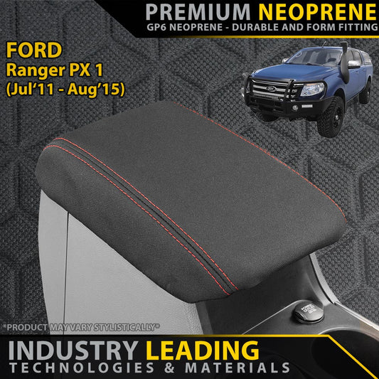 Ford Ranger PX I Premium Neoprene Console Lid (Made to Order)-Razorback 4x4