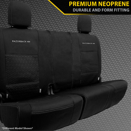 Razorback 4x4 - Nissan Patrol Y62 - GP6 Premium Neoprene 3rd Row Seat Covers (Made to Order)