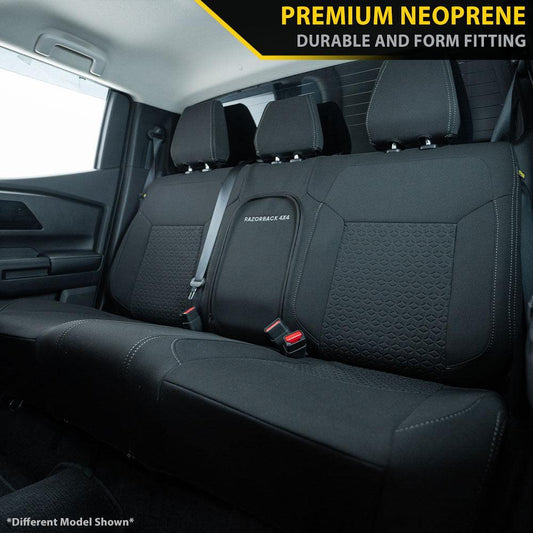 Razorback 4x4 - Toyota Prado 150 - GP6 Premium Neoprene 2nd Row Seat Covers (Made to Order)