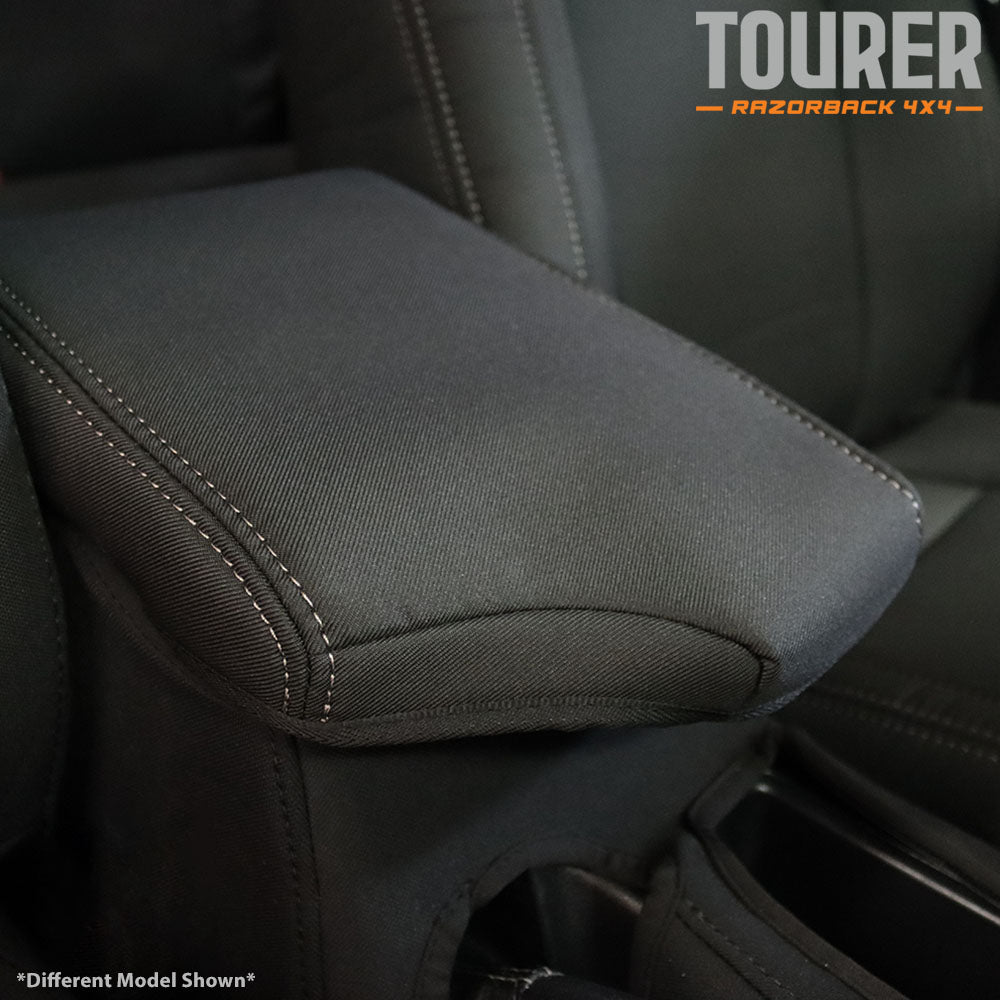 Razorback 4x4 - Ford Next-Gen Ranger T6.2 - Wildtrak, Wildtrak X, Platinum & Stormtrak - GP6 Premium Neoprene Console Lid Cover (Available)