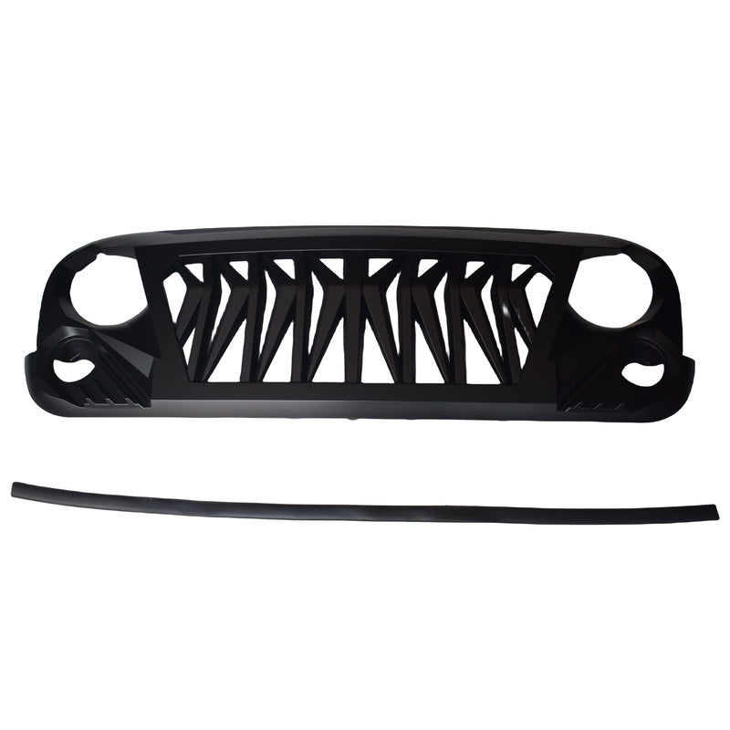 Gladiator 2nd Gen Grille (Black) - Suitable For Jeep Wrangler JK JKU 2007-2018