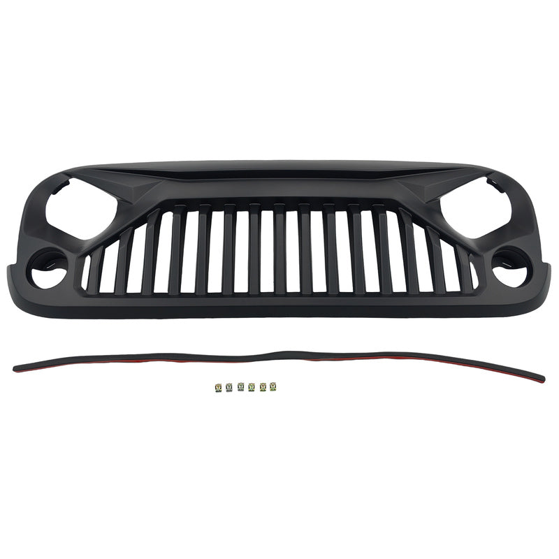 Front Grille Suitable For Jeep Wrangler JK Unlimited 2007-2018