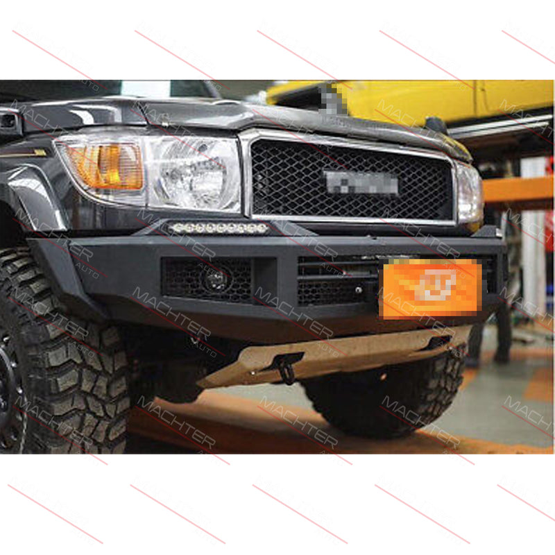 Front Black Grill Suitable For Toyota Landcruiser VDJ 76 79 78 70 Series 2007-2022