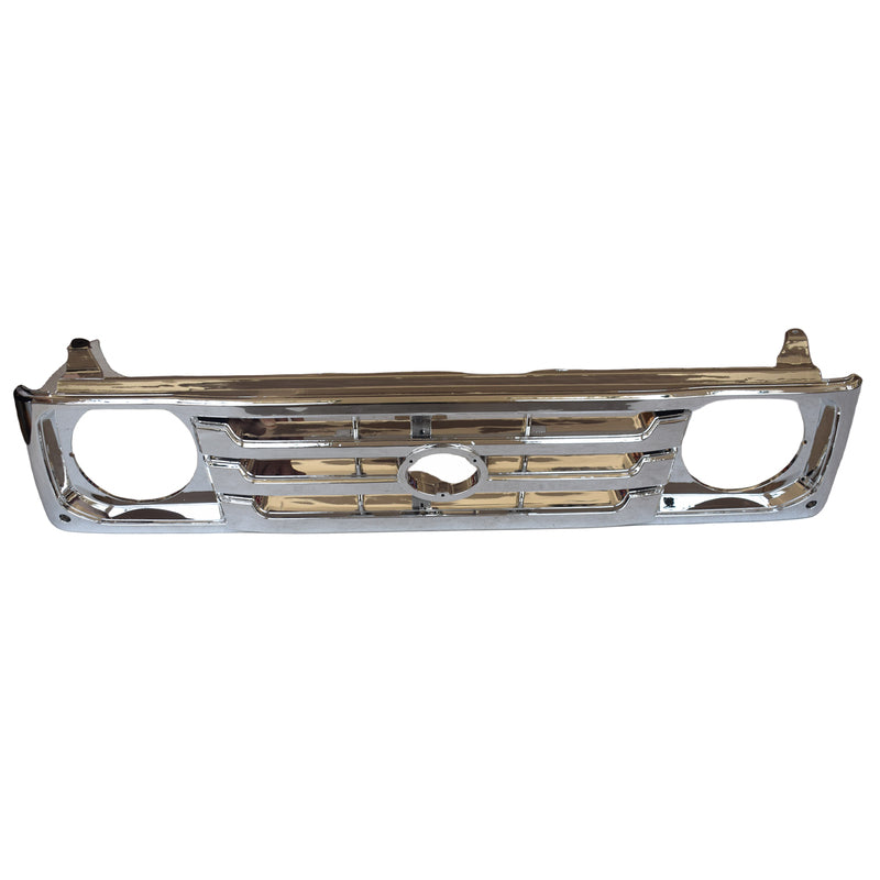 Chrome Front Grille Suitable For Toyota Landcruiser 78, 79 Series Ute Troopy 1999-2007