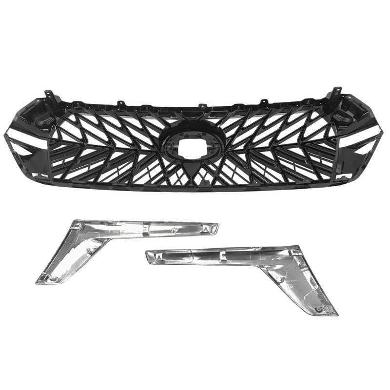 Chrome Black Grille Suitable For Toyota Landcruiser 200 Series 2016-2021