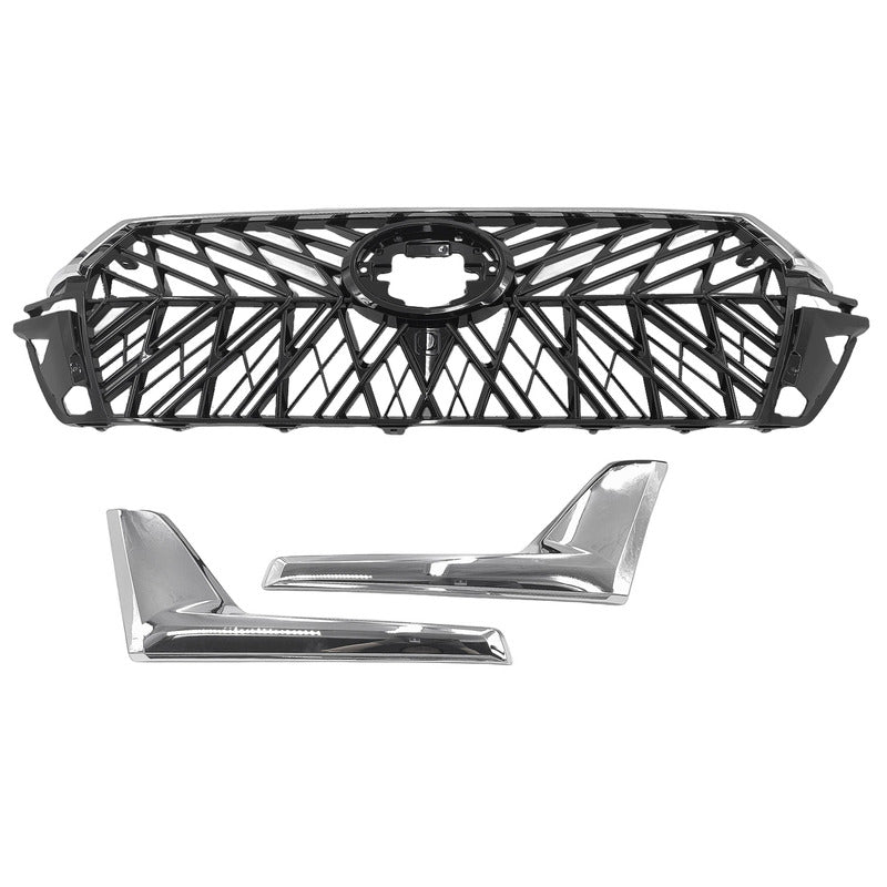 Chrome Black Grille Suitable For Toyota Landcruiser 200 Series 2016-2021