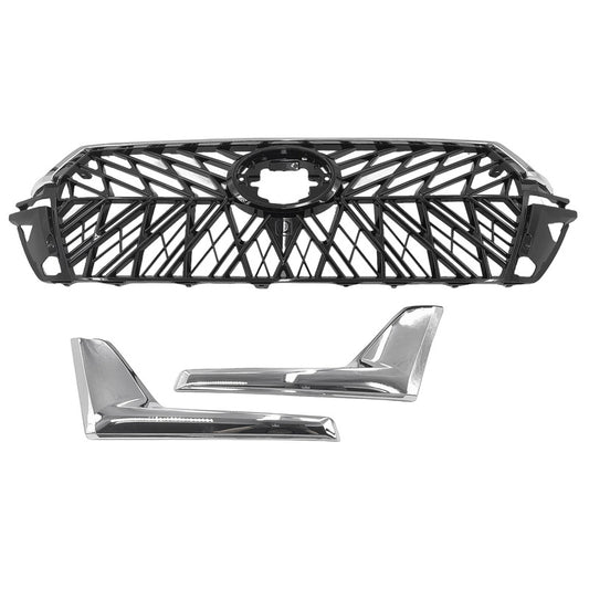 Chrome Black Grille Suitable For Toyota Landcruiser 200 Series 2016-2021