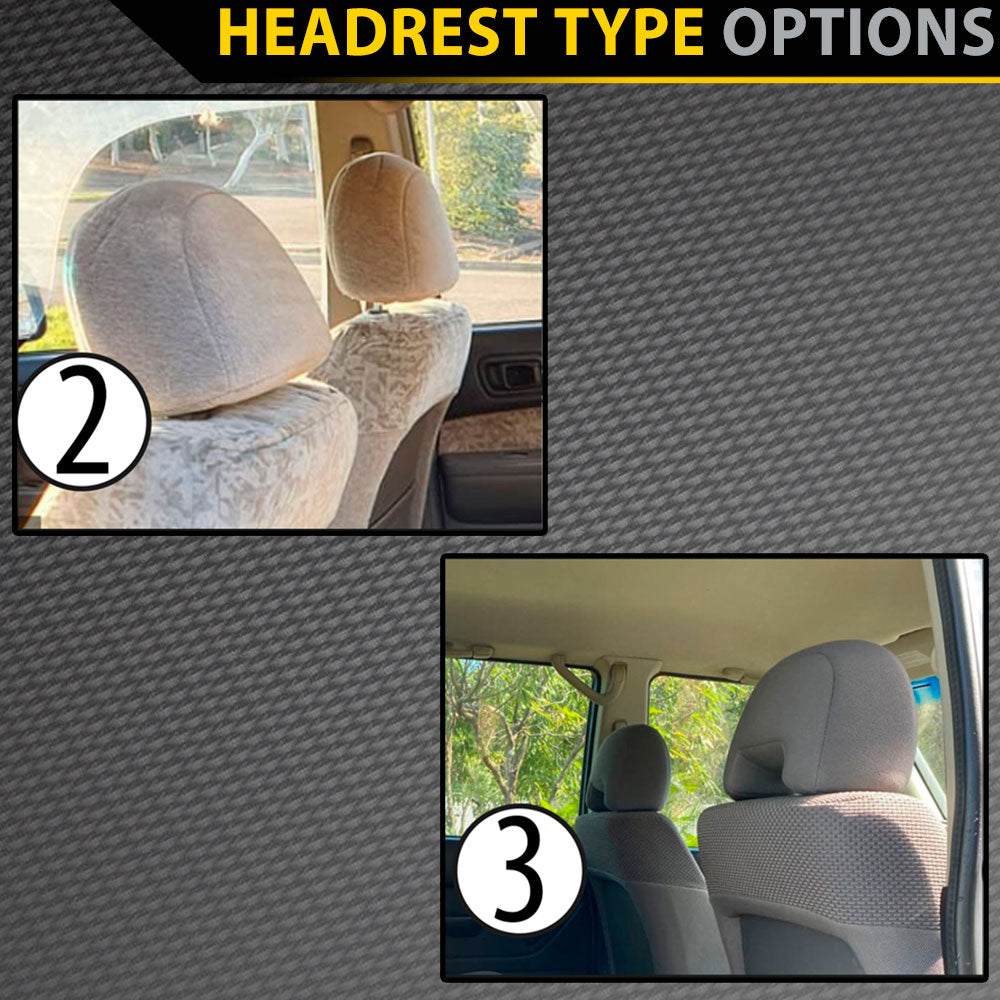 Razorback 4x4 - Nissan Patrol GU Y61 Wagon - Series 2 & 3 - ST, ST-L, ST Plus & Ti - XP7 Heavy-Duty Canvas 2nd Row Seat Covers (Made to Order)