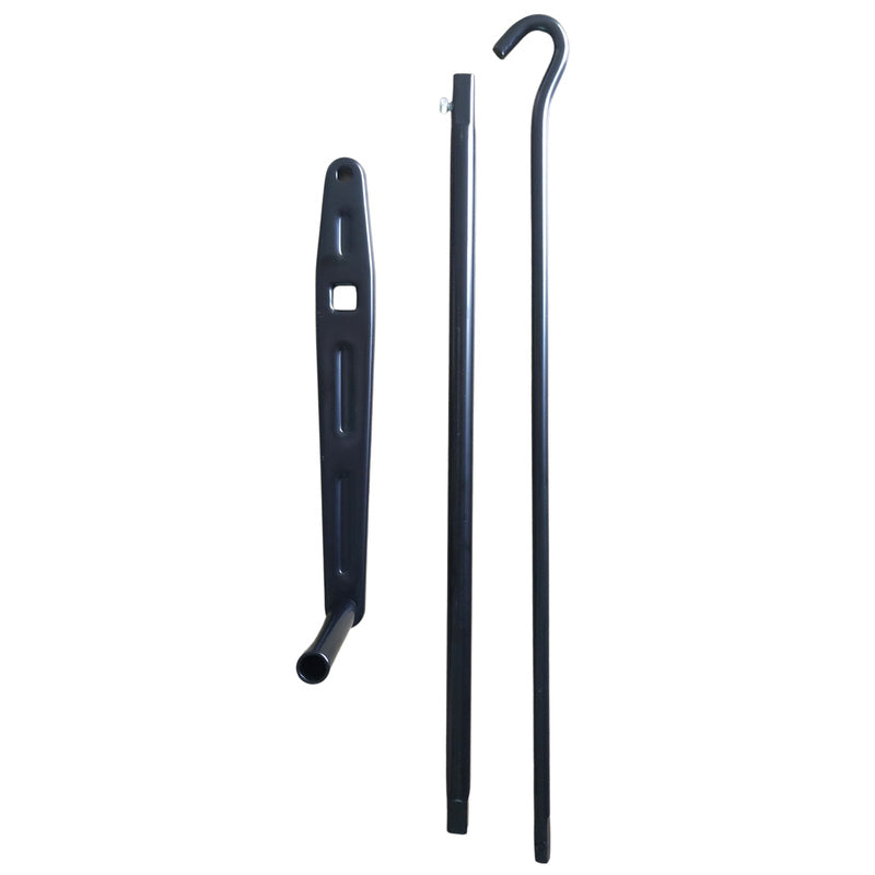 3 Pcs Jack & Spare Wheel Winch Winder Handle Set Suitable For Toyota Landcruiser FJ75 HJ75 & Most Hilux Models