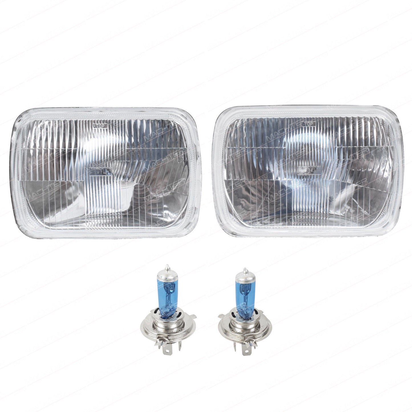 Headlight H4 Upgrade Kit Suitable For Hilux 83-05 Hi Watt Globes 1 Pair