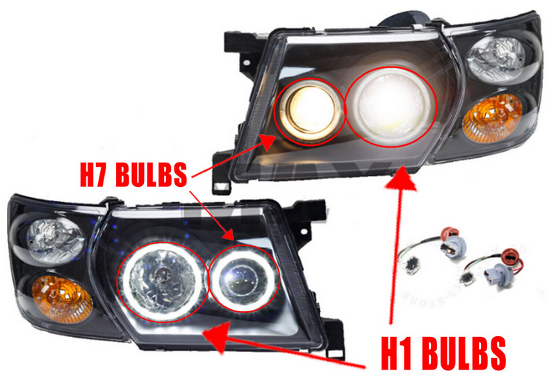 Headlights With Corner Lights (Pair) - Suitable For Nissan Patrol GU 1997-2007