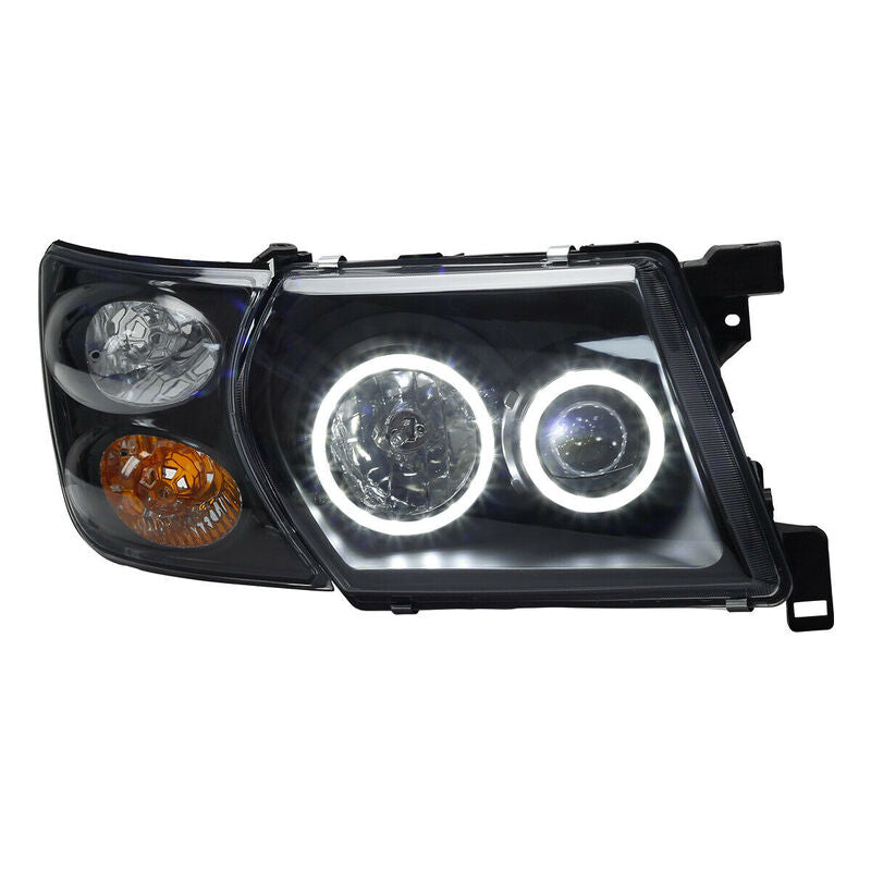 Headlights With Corner Lights (Pair) - Suitable For Nissan Patrol GU 1997-2007
