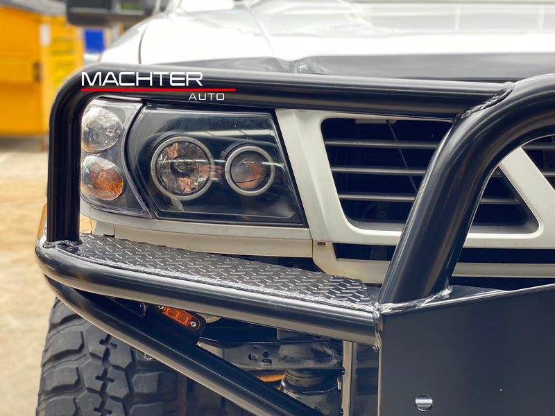 Headlights With Corner Lights (Pair) - Suitable For Nissan Patrol GU 1997-2007