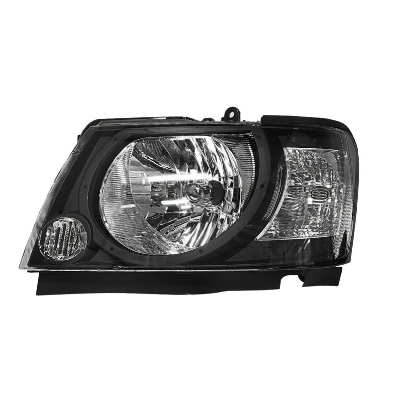 Black Smoked Headlights (Pair) - Suitable For Nissan Patrol GU Series GU4 Y61 10/2004-2016