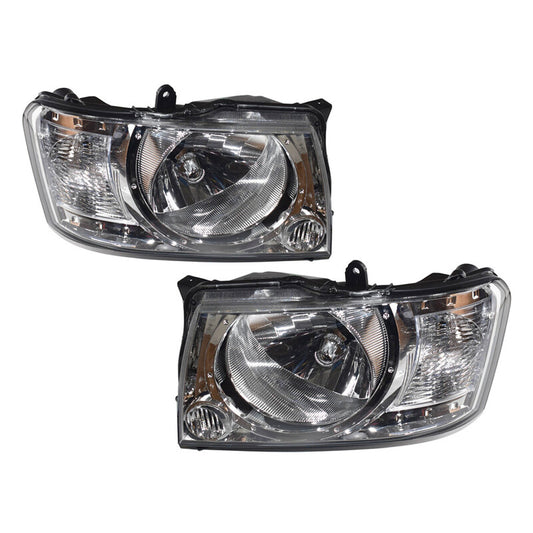 Headlights (PAIR) - Suitable For Nissan Patrol Wagon GU Y61 2004-2016
