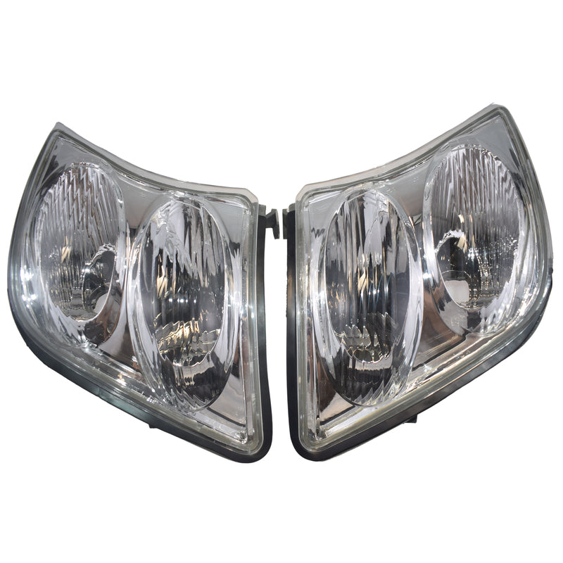 Pair LH + RH Head Light Corner Lamp Fit For Nissan Patrol GU Y61 2001-2004