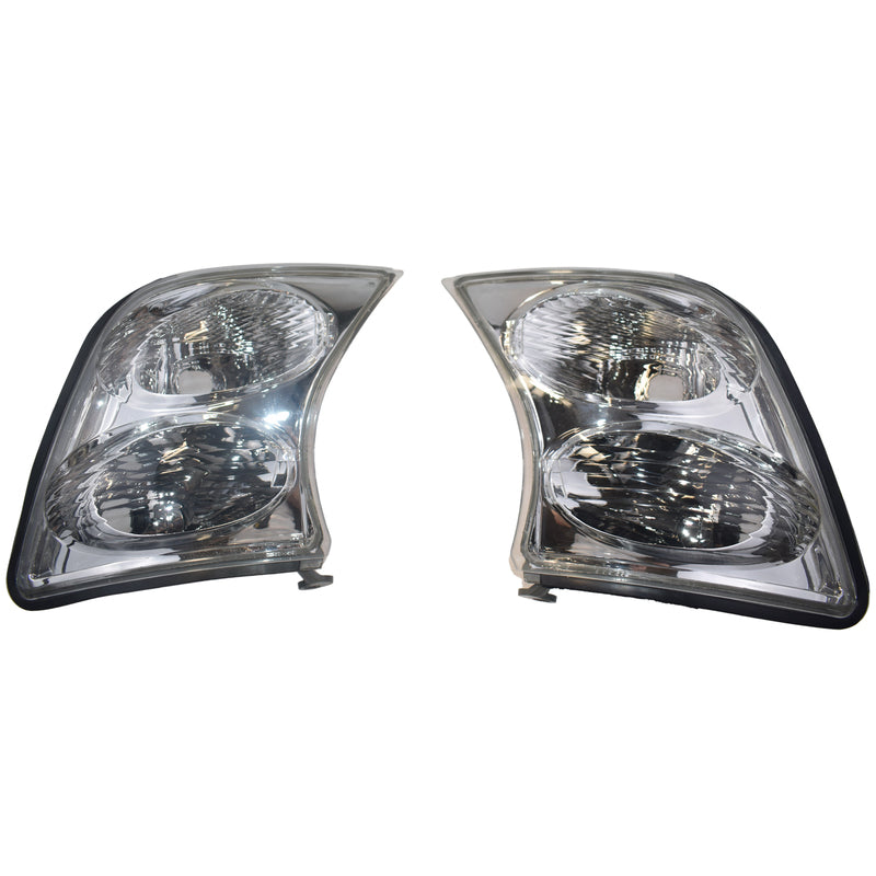 Pair LH + RH Head Light Corner Lamp Fit For Nissan Patrol GU Y61 2001-2004