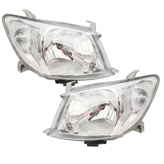 HeadLight LH + RH Suitable For Toyota Hilux SR SR5 4WD 2WD 2008-2012