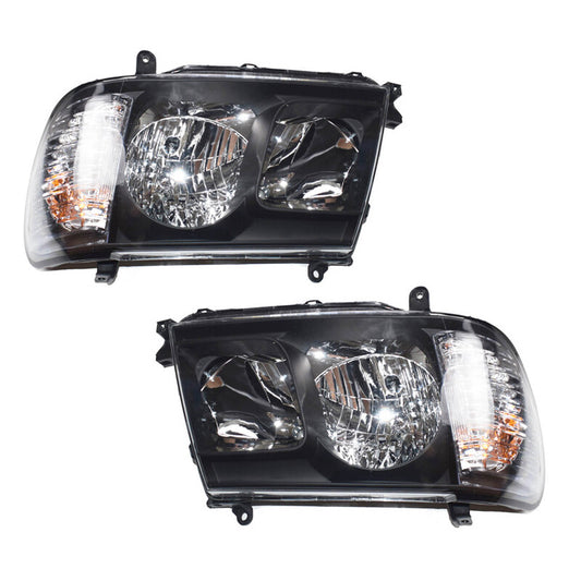Angel Eyes Headlights Suitable For Toyota Landcruiser 100 Series 2005-2007 - PAIR