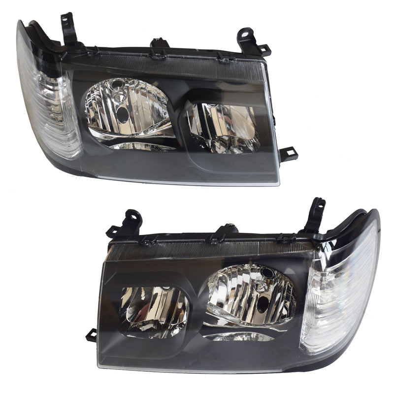 Angel Eye HeadLights Projector Suitable For Toyota Landcruiser 100 Series 01/1998-04/2005