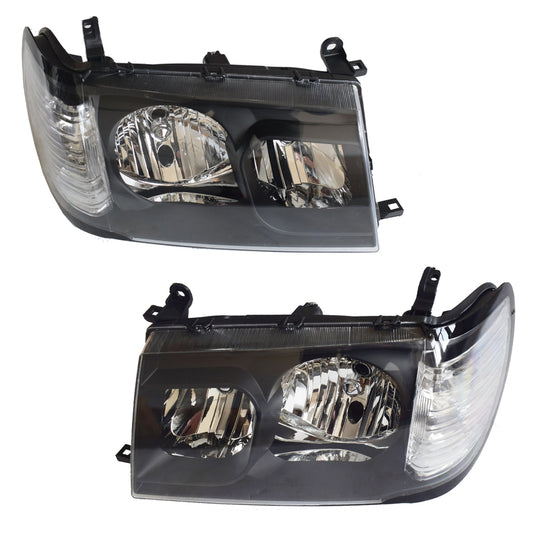Angel Eye HeadLights Projector Suitable For Toyota Landcruiser 100 Series 01/1998-04/2005