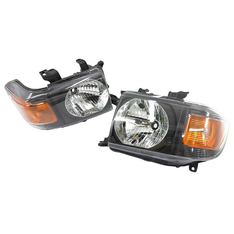 Pair LED Head Lights Suitable For Toyota Landcruiser VDJ70 VDJ76 VDJ78 VDJ79 Series 2007-ON