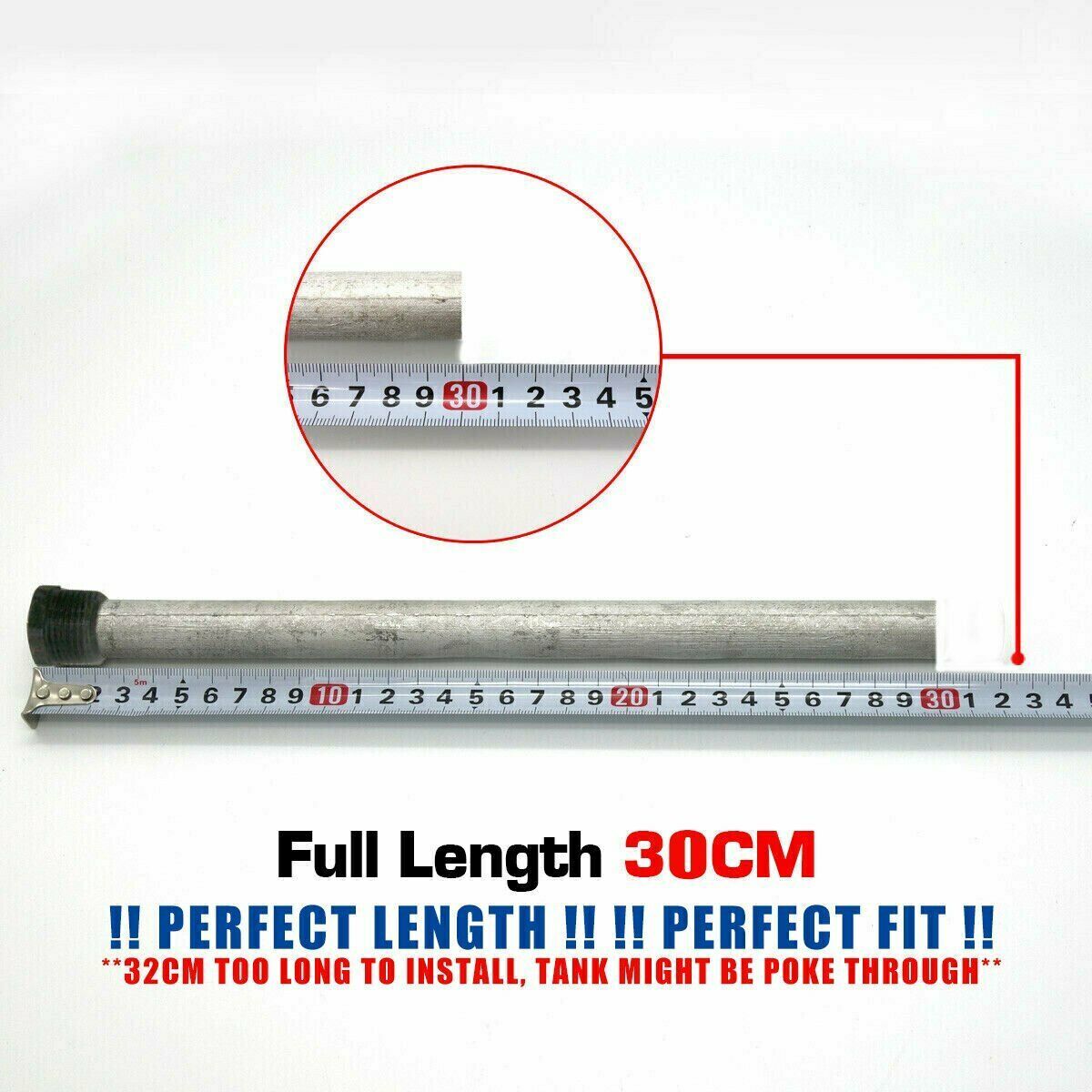 2x Suburban Hot Water Heater Service 30cm Anode Rod For Caravan RV Motorhome