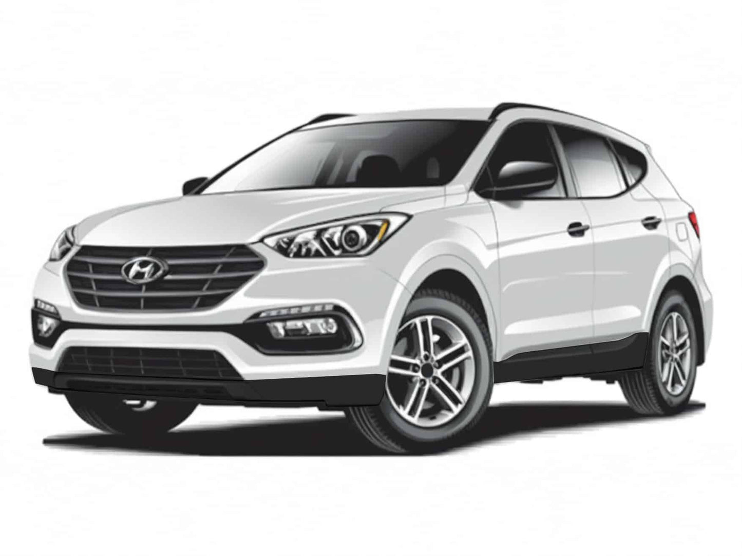Snap Shades Suitable for Hyundai Santa Fe/ix45 3rd Generation 2012-2018