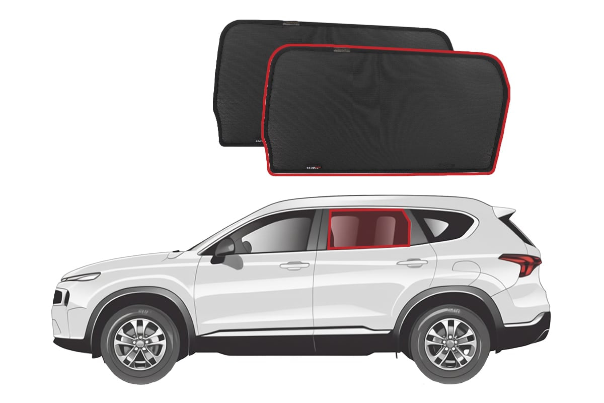 Snap Shades Suitable for Hyundai Santa Fe 4th Generation TM 2018-2024