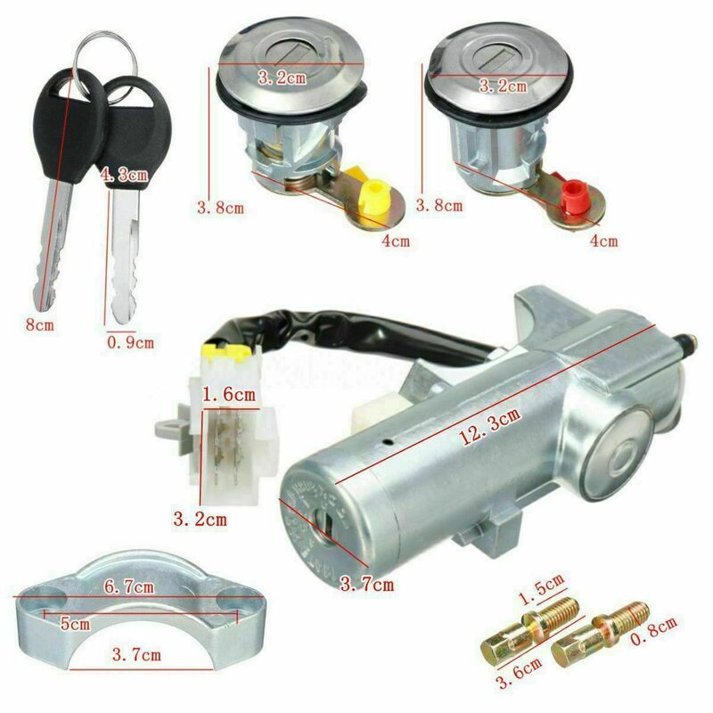 Lock Door Ignition Barrel Switch with Key Set - Suitable For Nissan Navara D22 1997-2006