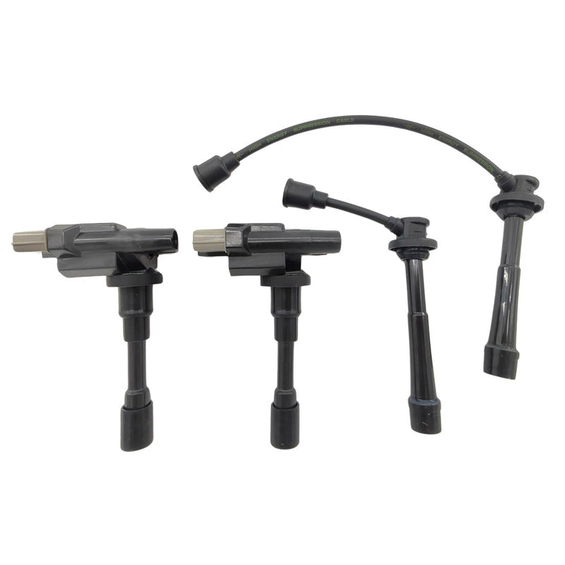 Ignition Coil + Spark Plug Lead Suitable For Suzuki Swift 1.5L RS415 EZ ZC ZD HT