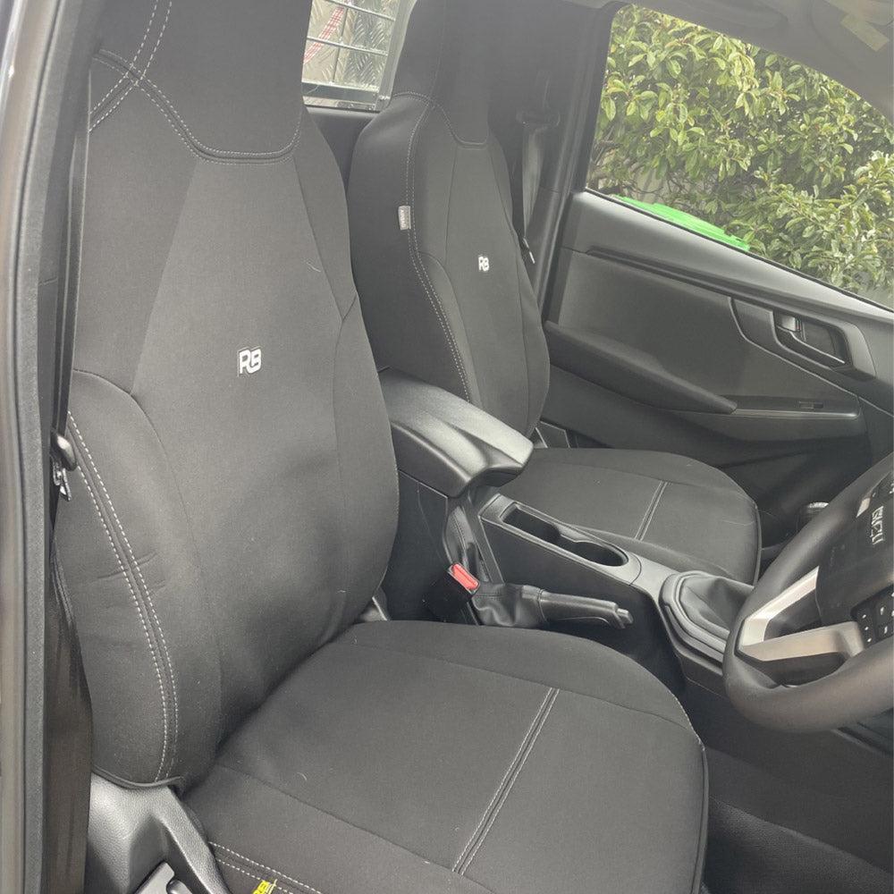 Razorback 4x4 - Isuzu D-MAX RG - Single Cab - GP4 Neoprene 2x Front Seat Covers (In Stock)