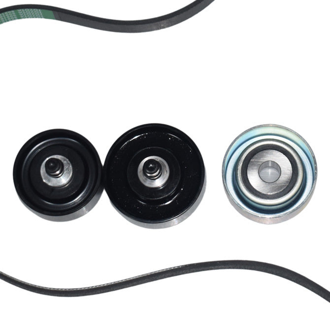 Drive Fan Belt + Idler Pulley Kit Suitable For Hilux 3.0L Diesel 05-15 1KD-FTV KUN16 KUN26