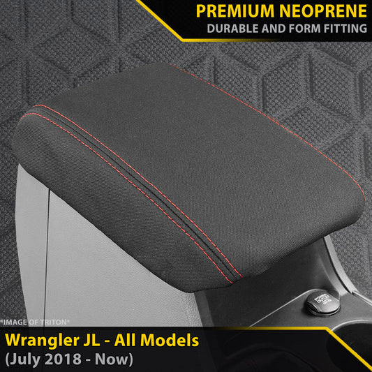 Jeep Wrangler JL Premium Neoprene Console Lid (Made to Order)-Razorback 4x4