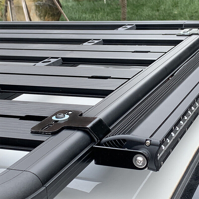 2 x LED Light Bar Brackets And Hardware Suitable For Rhino Pioneer Platform Roof Racks