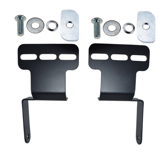 2 x LED Light Bar Brackets And Hardware Suitable For Rhino Pioneer Platform Roof Racks