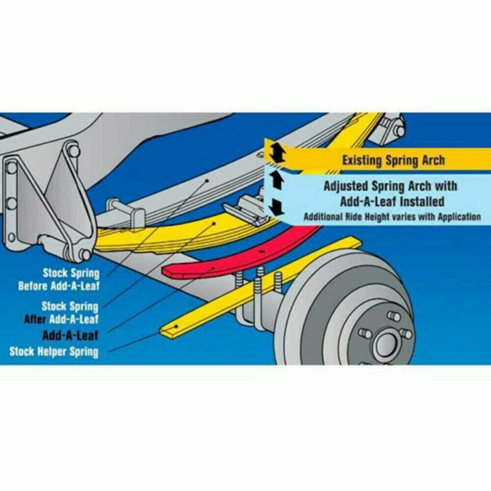 Add A Leaf Helper Springs Suitable For Isuzu D-MAX 2007 - 6/2012